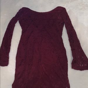 Bell sleeve lace dress!